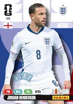 Jordan Henderson England Panini FIFA World Cup 2026 Adrenalyn XL #173